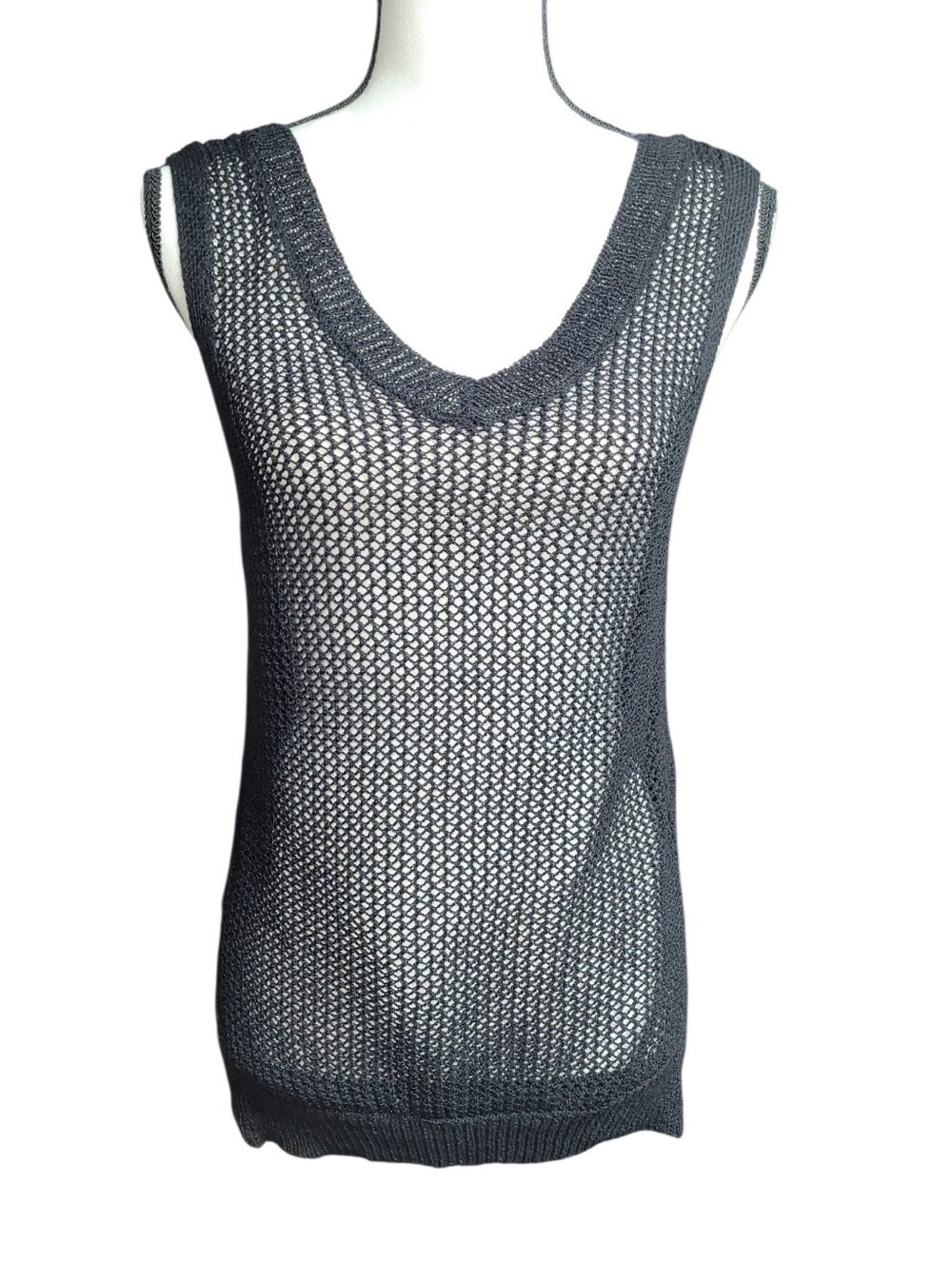 Artelier Nicole Miller Mesh Vest Top